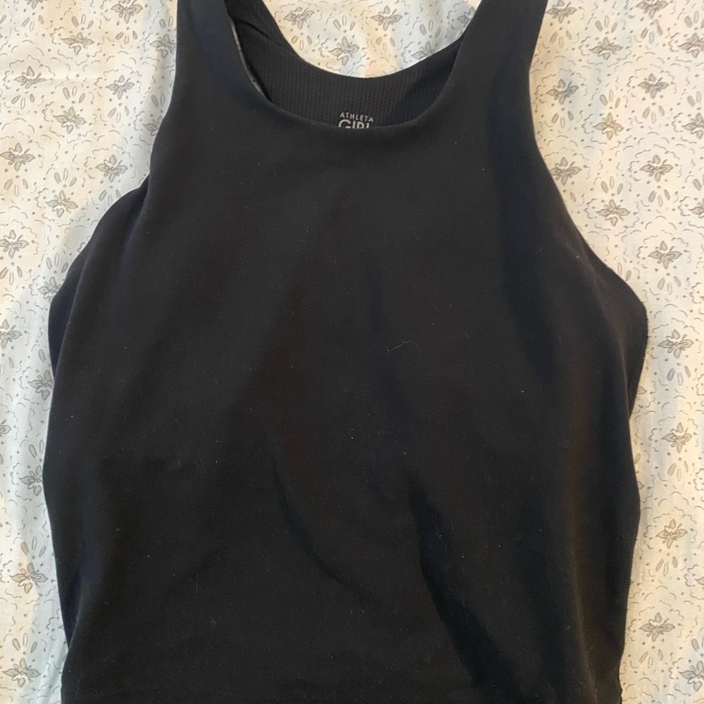 Athleta girl Black Tank Top